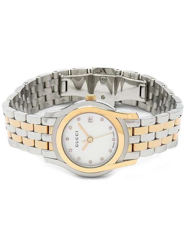 GUCCI 時計 Gクラス YA055535/5500L SS/PG