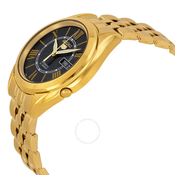 seiko-5-vintage-automatic-black-dial-goldplated-mens-watch-snkl40-2